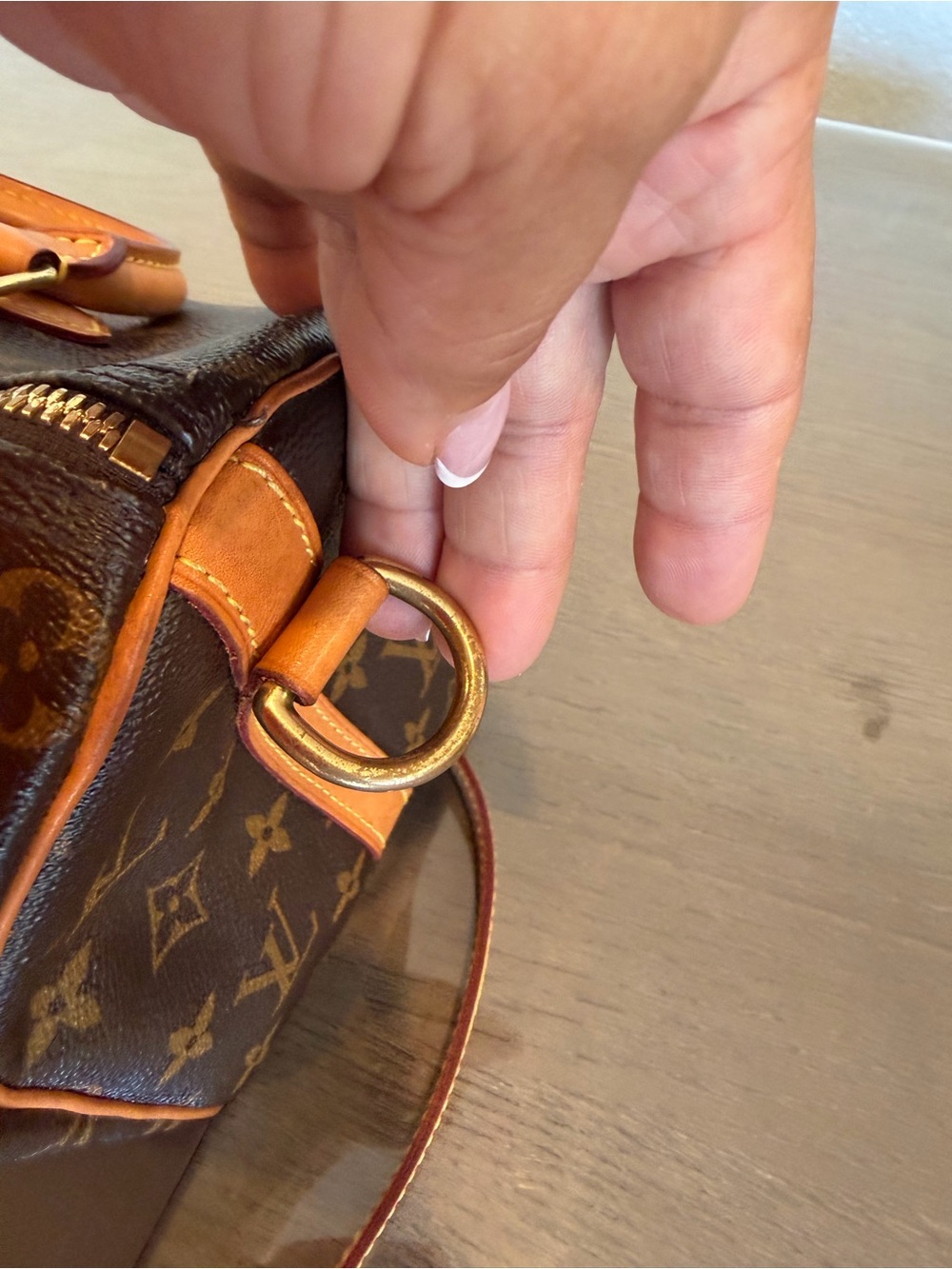 Louis Vuitton Brown Monogram speedy bandouliere 25 - Picture 6 of 13